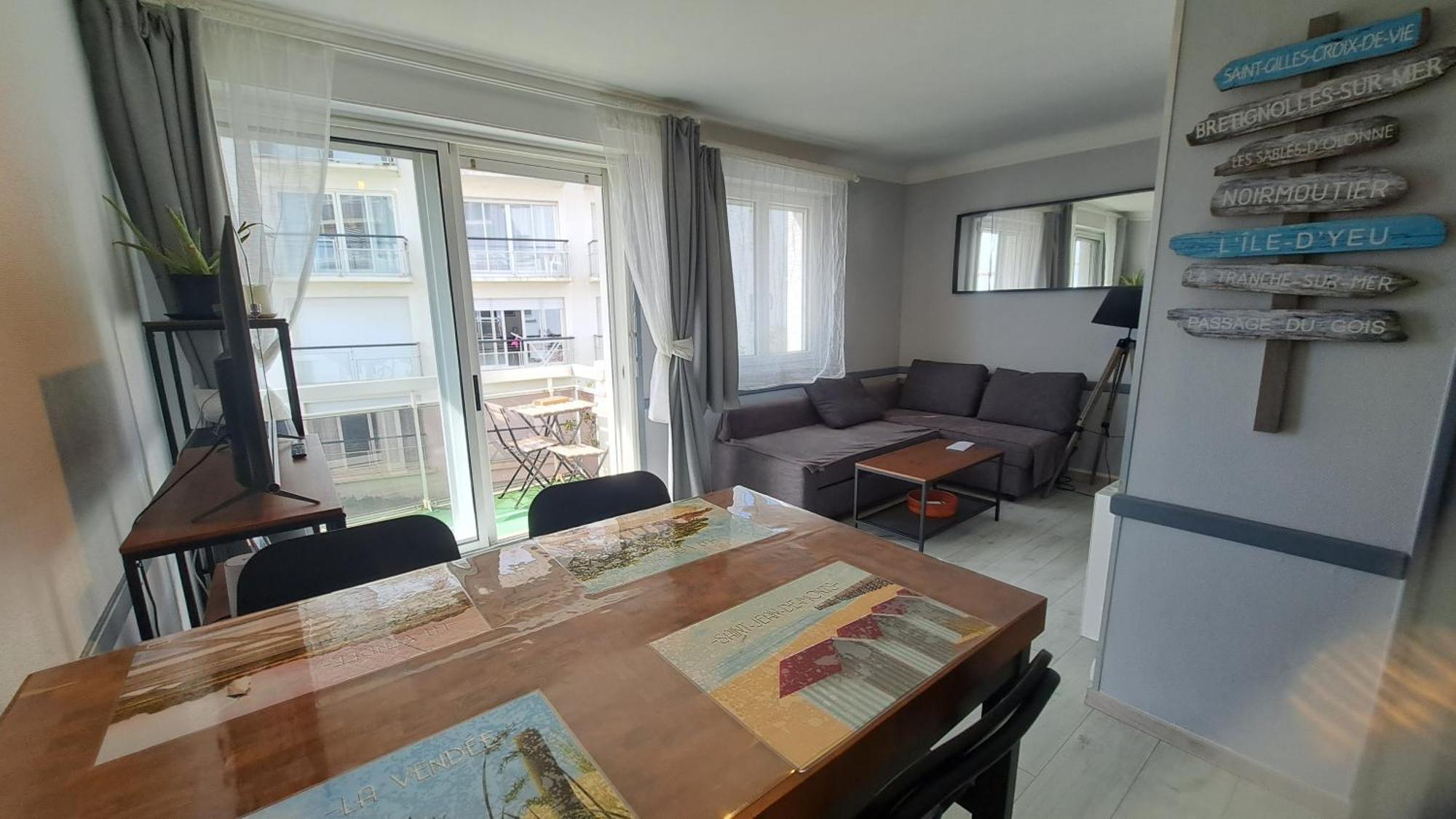 Couchant Radieux Appartement 2 Pieces 4 Personnes Vue Mer Saint-Jean-de-Monts Dış mekan fotoğraf
